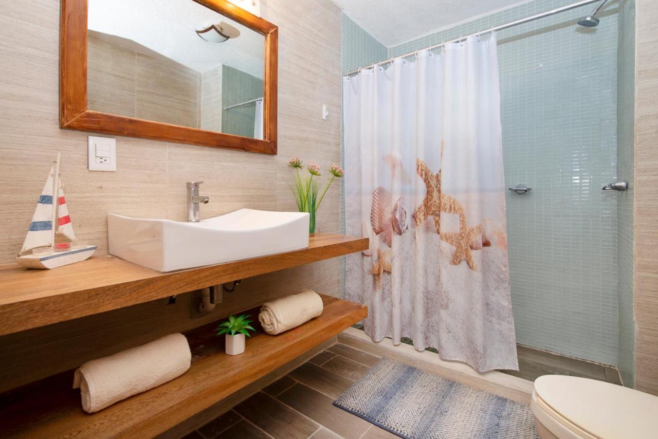 Cozy Ocean Front Penthouse At Marlin Beach Apartment Cancun Luaran gambar