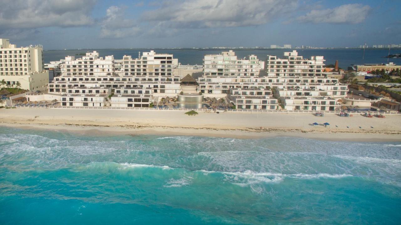 Cozy Ocean Front Penthouse At Marlin Beach Apartment Cancun Luaran gambar